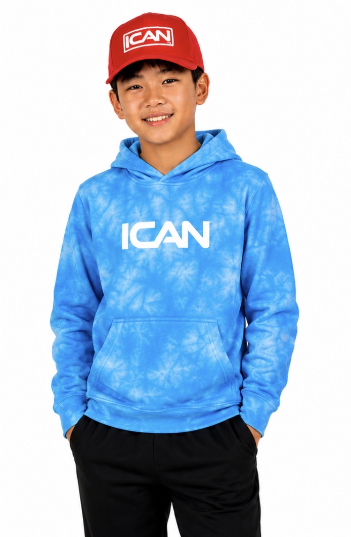 TIE DYE PULLOVER YOUTH UNISEX HOODIE