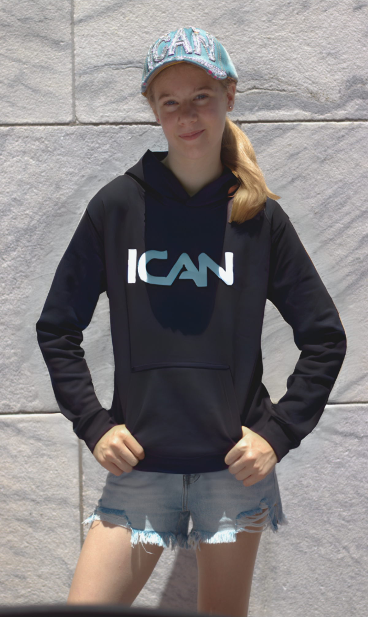 ICAN Youth Hoodie Midnight Black Edition
