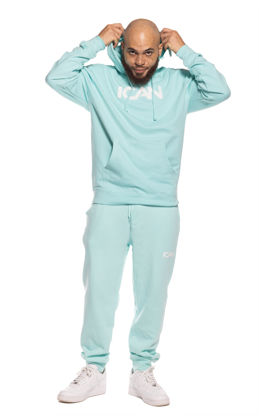 mint color Hoodie for men