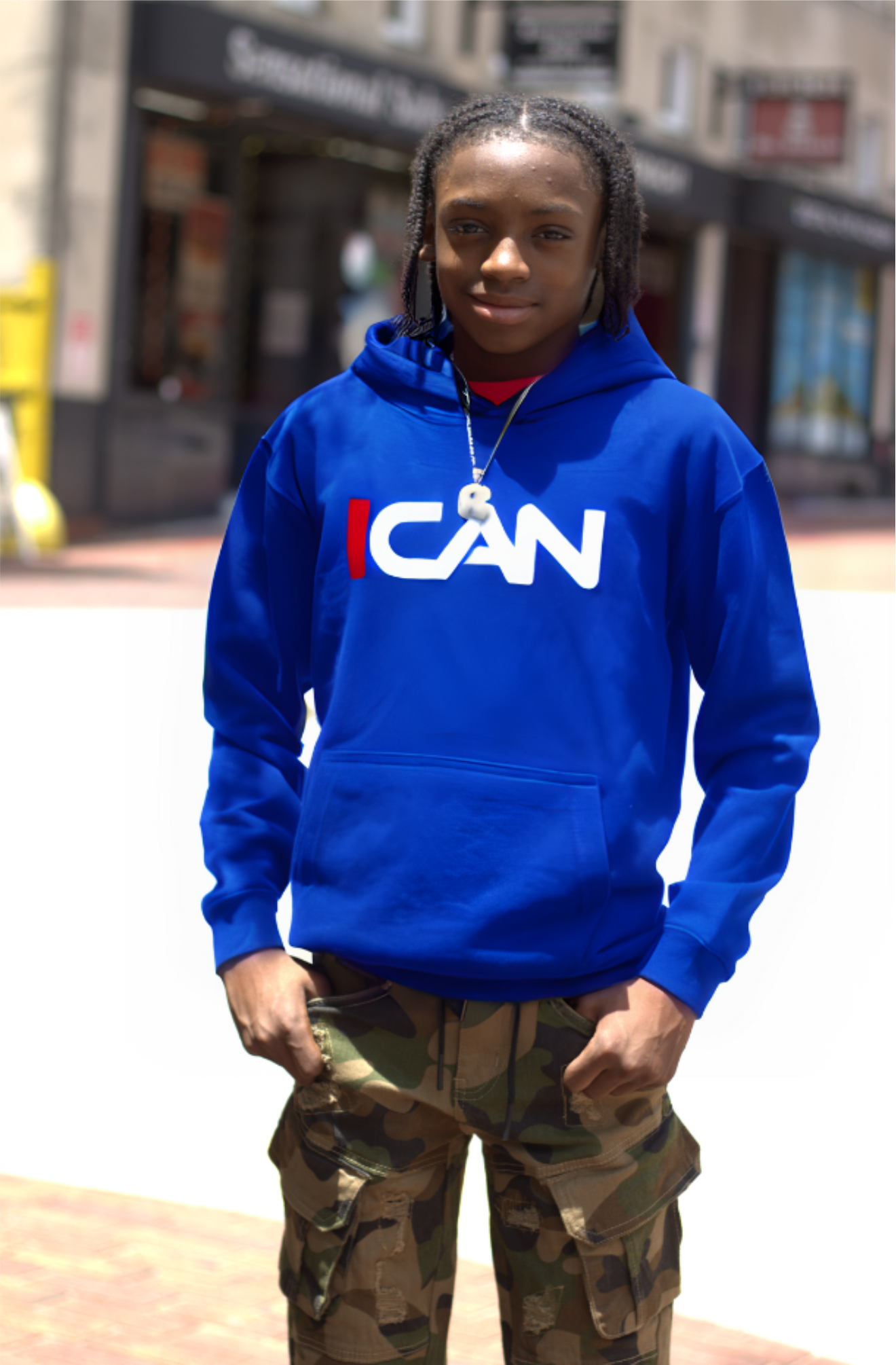 ICAN Youth Hoodie Royal Blue Edition