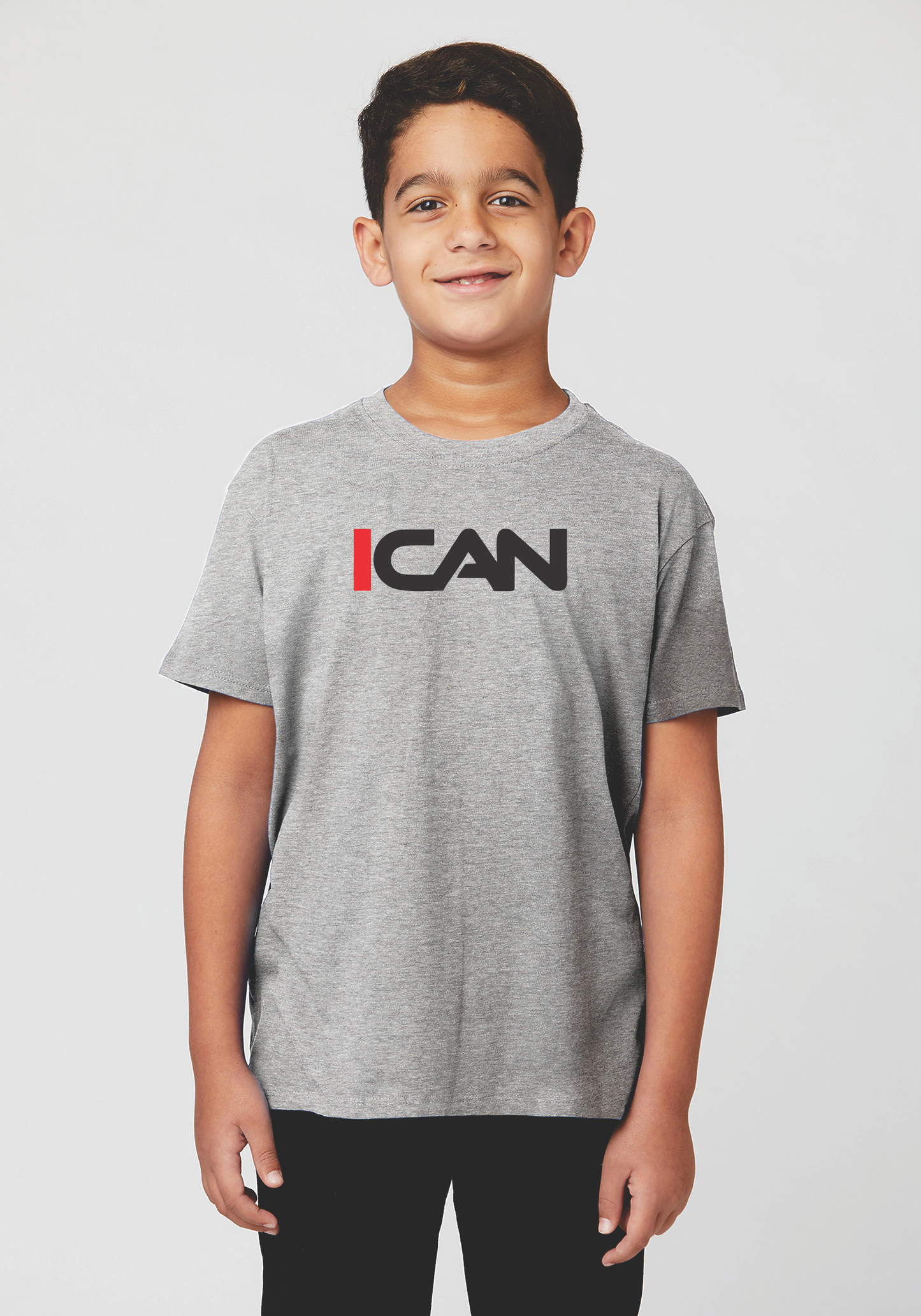 ICAN Youth T-Shirt White Bold Edition