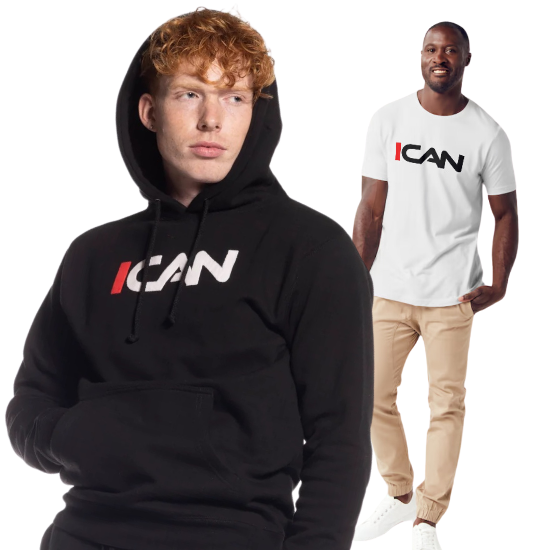 ICAN BlackFleece Hoodie & T-Shirt Set