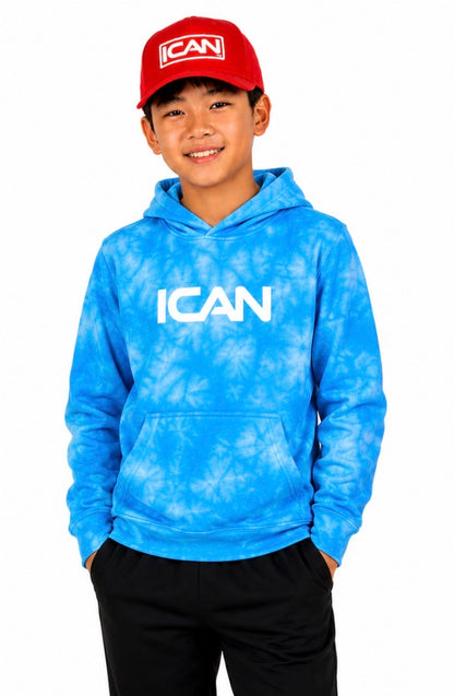 TIE DYE PULLOVER YOUTH UNISEX HOODIE