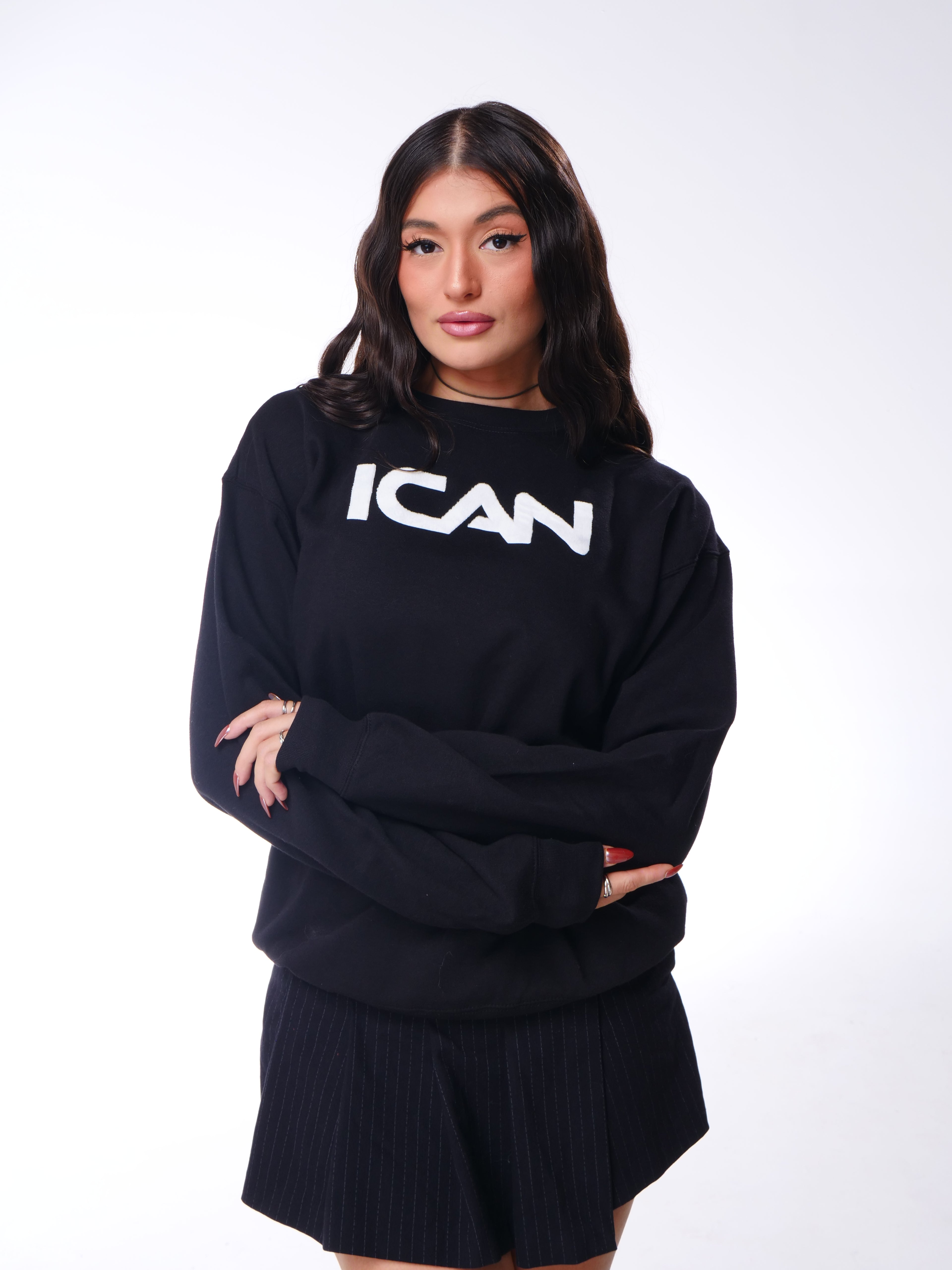 Black ICAN Sweatshirt