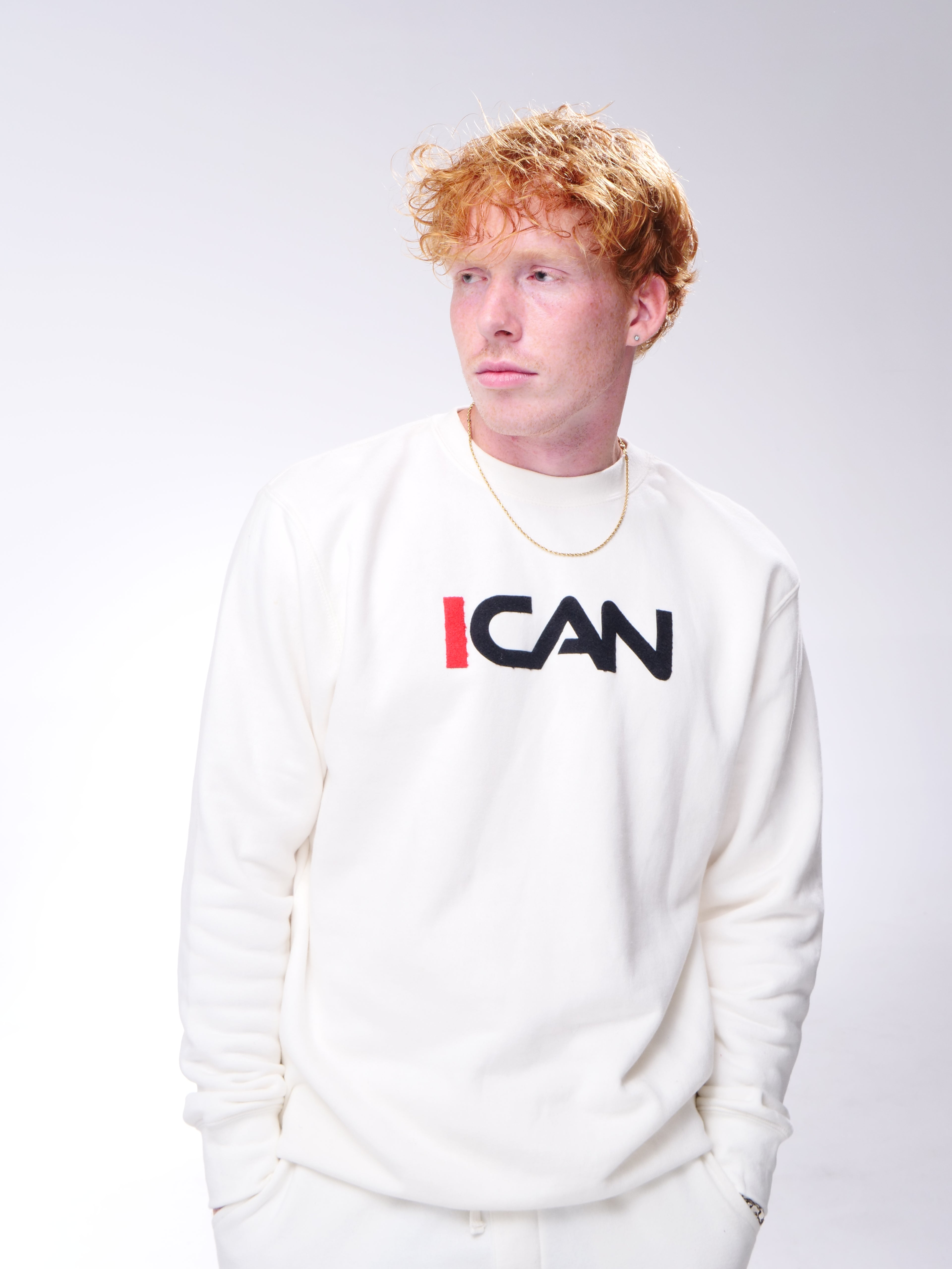 White ICAN Sweatshirt