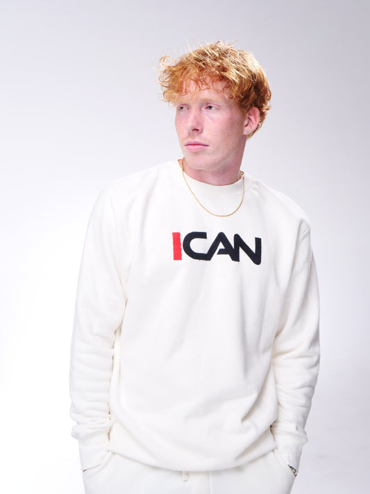 White ICAN Sweatshirt