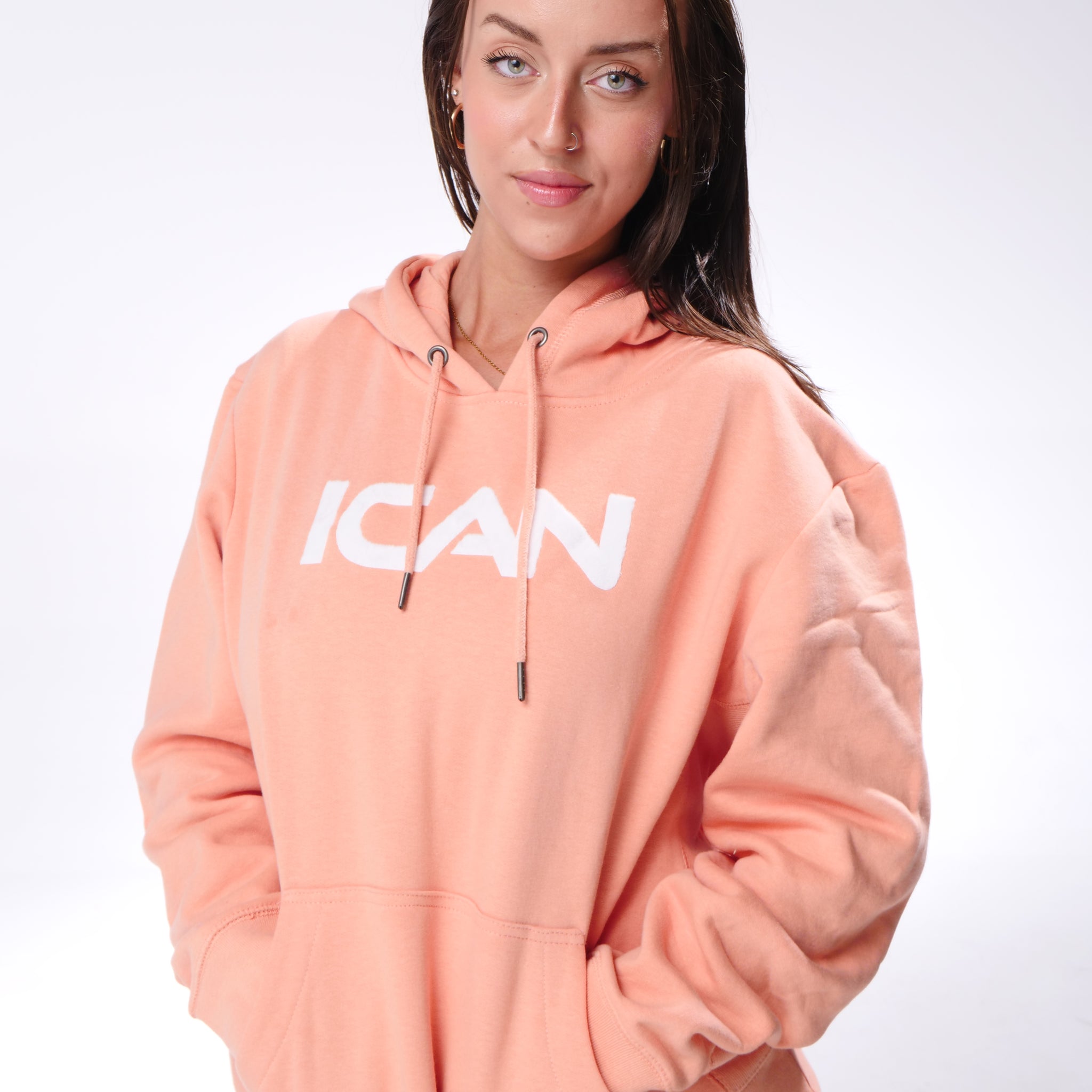 Peach ICAN Hoodie