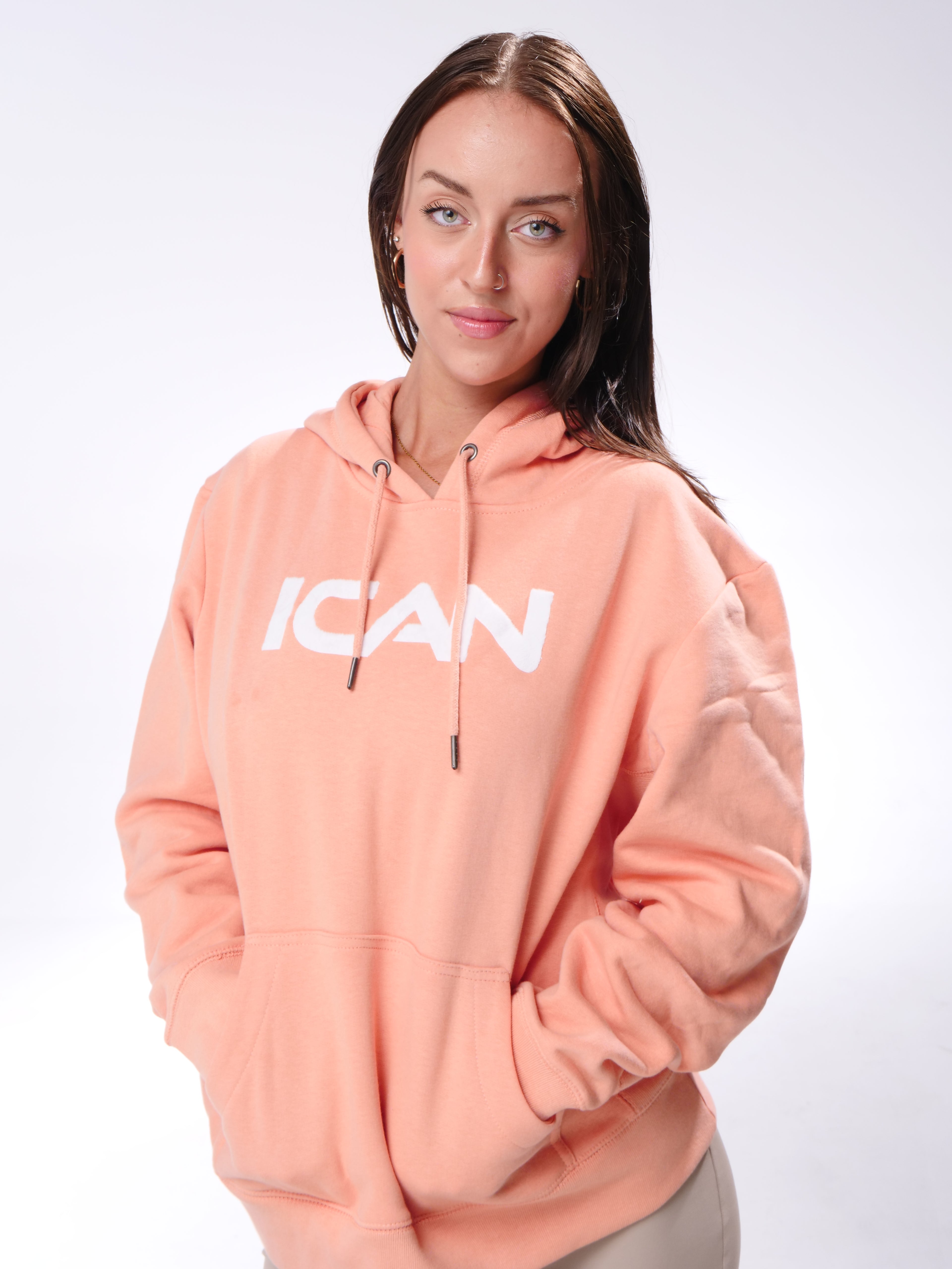 Peach ICAN Hoodie