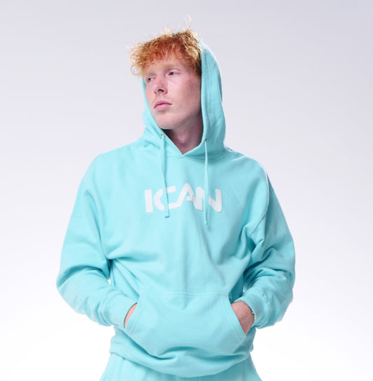 Sea Blue ICAN Hoodie