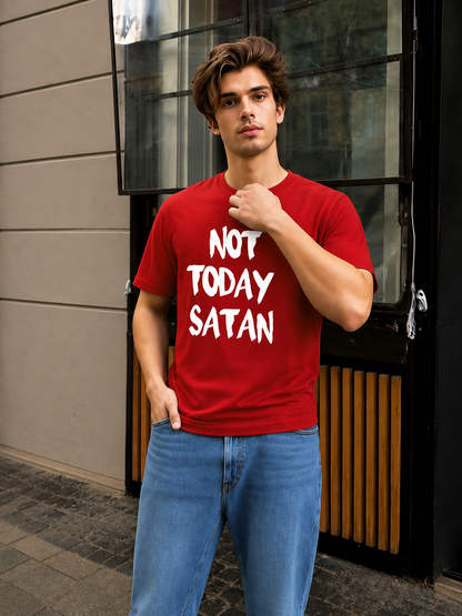 Not Today Satan T shirt Unisex