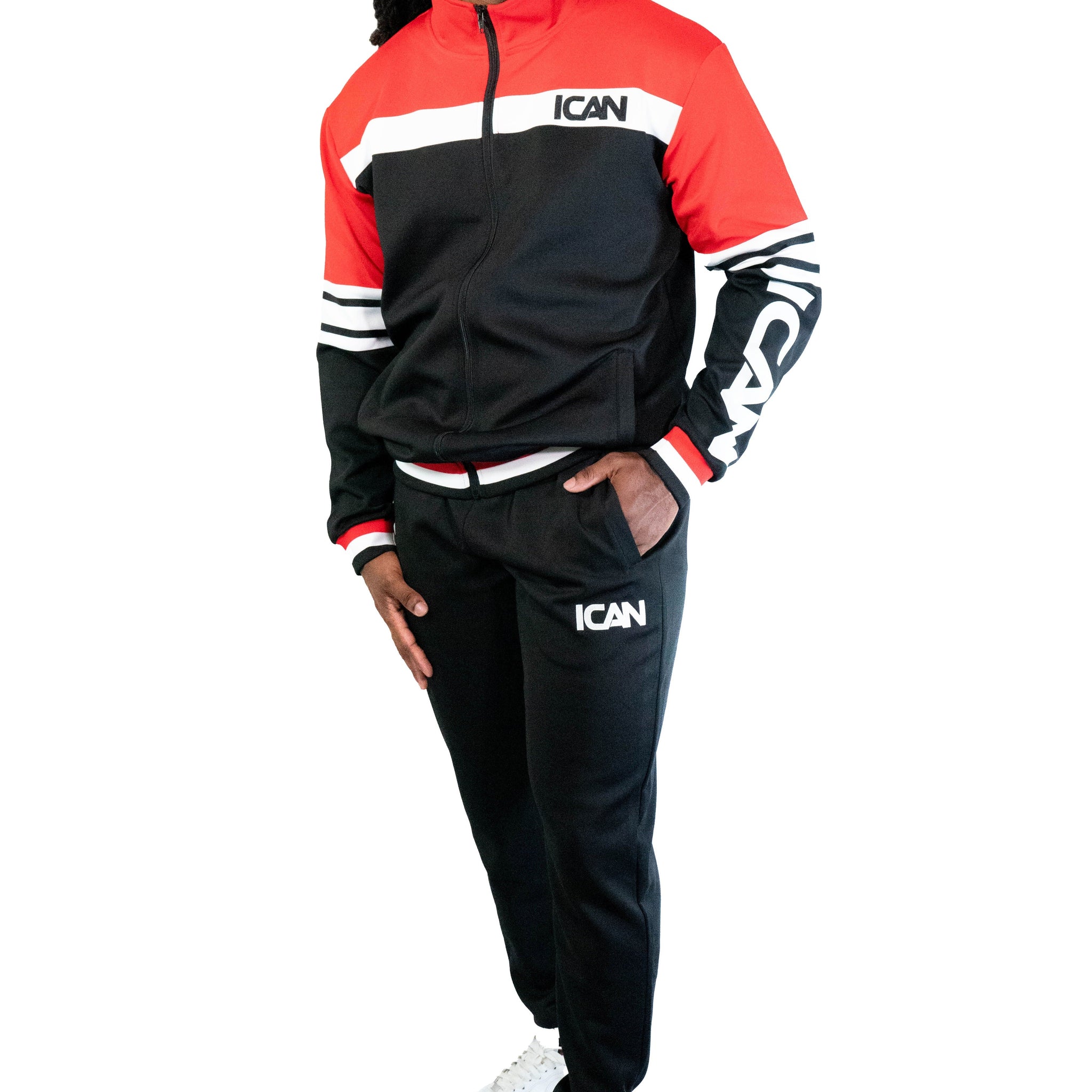 Red & Black Track Suit