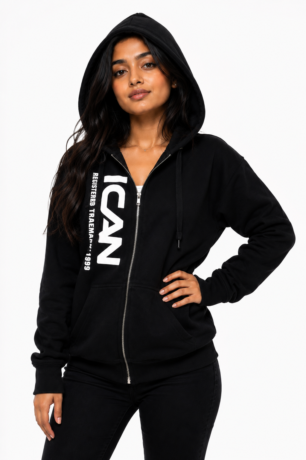 Bold ICAN Zip Up Hoodie