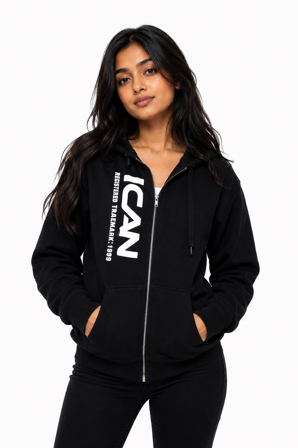 Bold ICAN Zip Up Hoodie