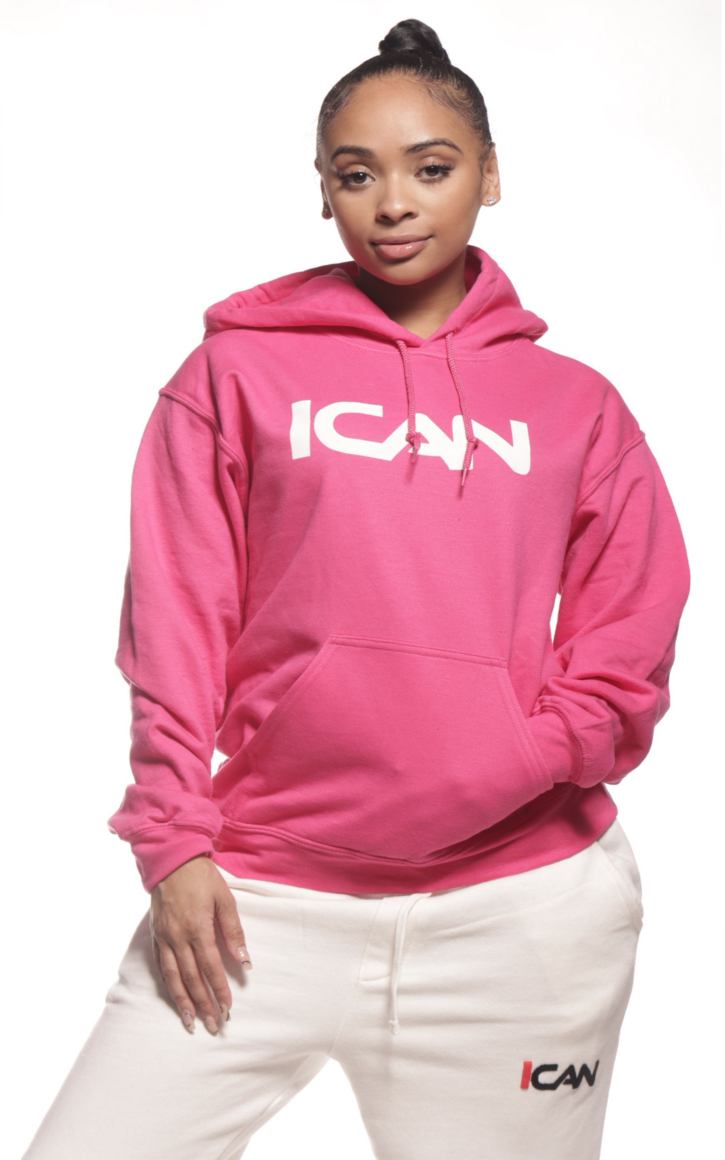 Hot pink Hoodie for female