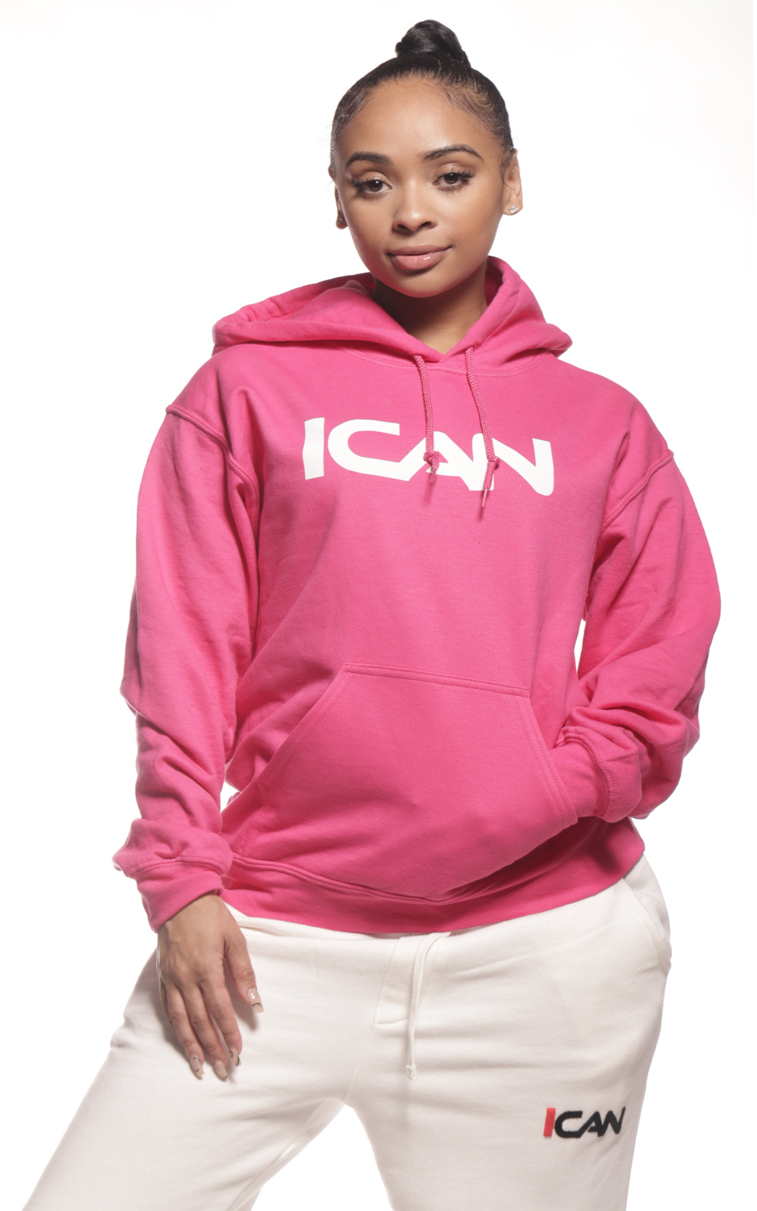 Hot pink Hoodie for female