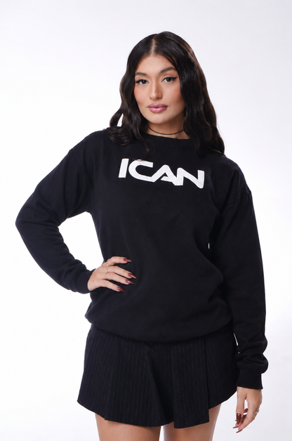 Black ICAN Sweatshirt