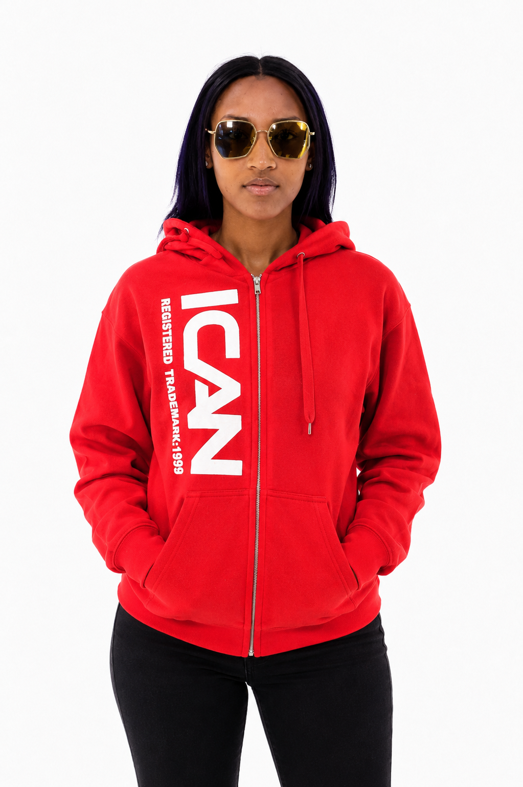 Bold ICAN Zip Up Hoodie